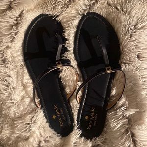 Kate Spade navy blue sandals NEW!